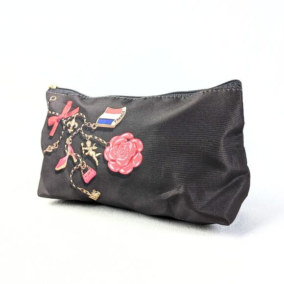 Lancôme Other - Lancôme Paris Nylon Cosmetic Bag with Eiffel Tower Zipper Handle